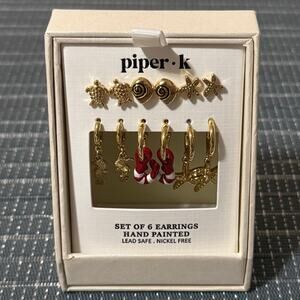 NEW | Piper | Cute Beach Themed Huggie and Stud Earrings